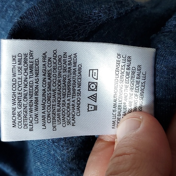 Eddie Bauer long sleeve top blue small - Picture 7 of 10